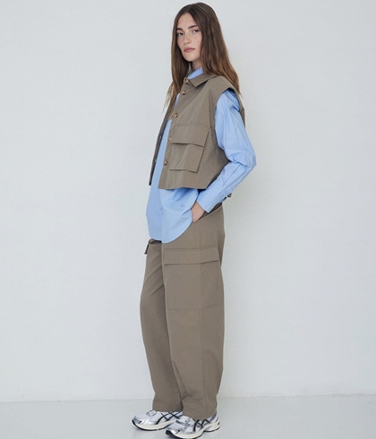 Pantalón Yerse cargo caqui - Imagen 1