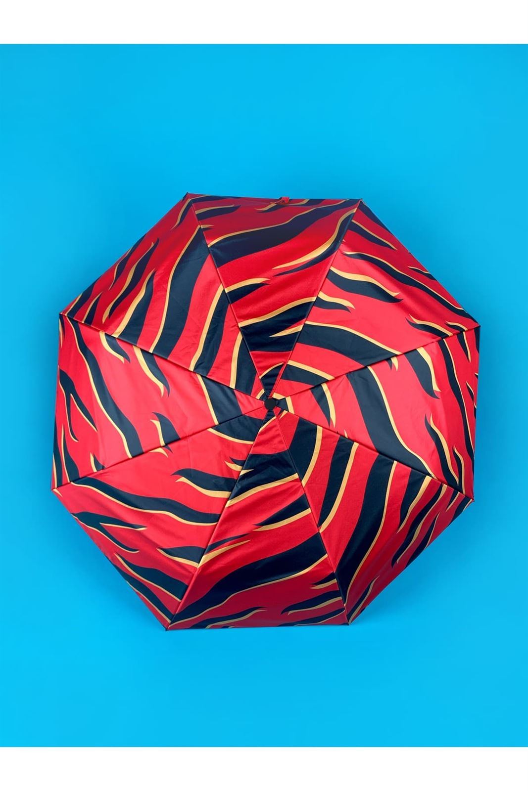 Paraguas plegable Minueto red tiger - Imagen 1