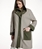 PARKA ALBA CONDE 5610 LARGA DE CUADROS contraste verde - Imagen 1