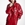 PARKA ALBA CONDE 6671 OVERSIZE ROJA EFECTO CHAROL - Imagen 1