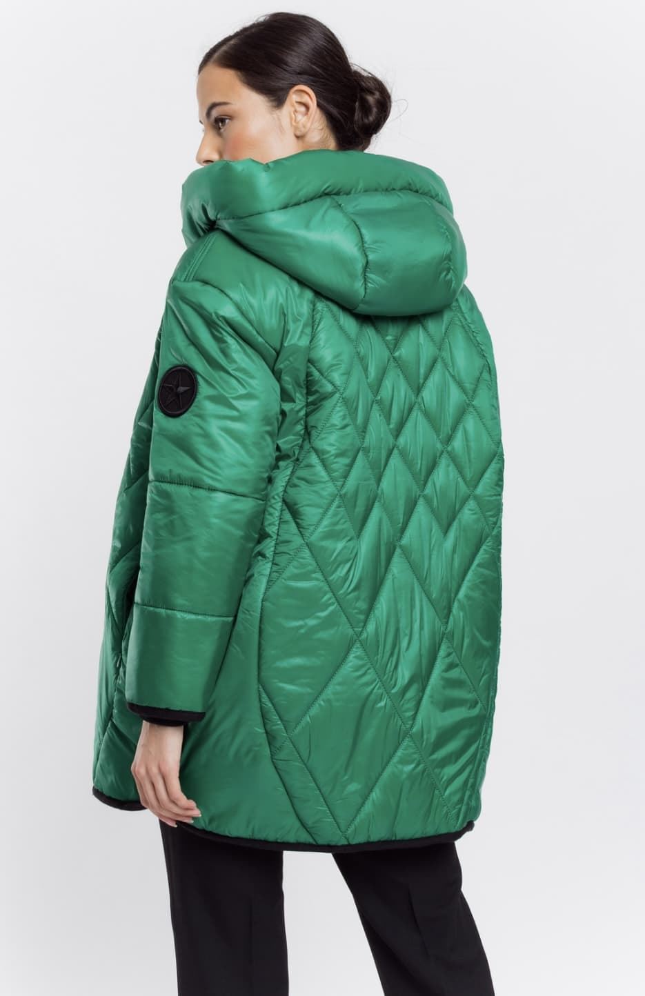 Parka Alba Conde over size verde - Imagen 2
