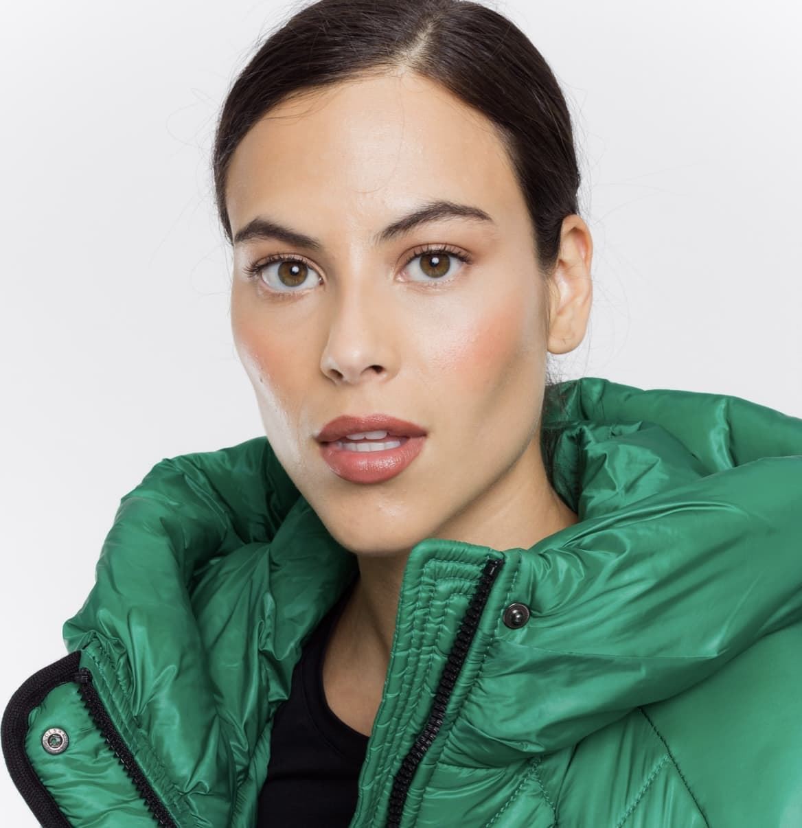 Parka Alba Conde over size verde - Imagen 3