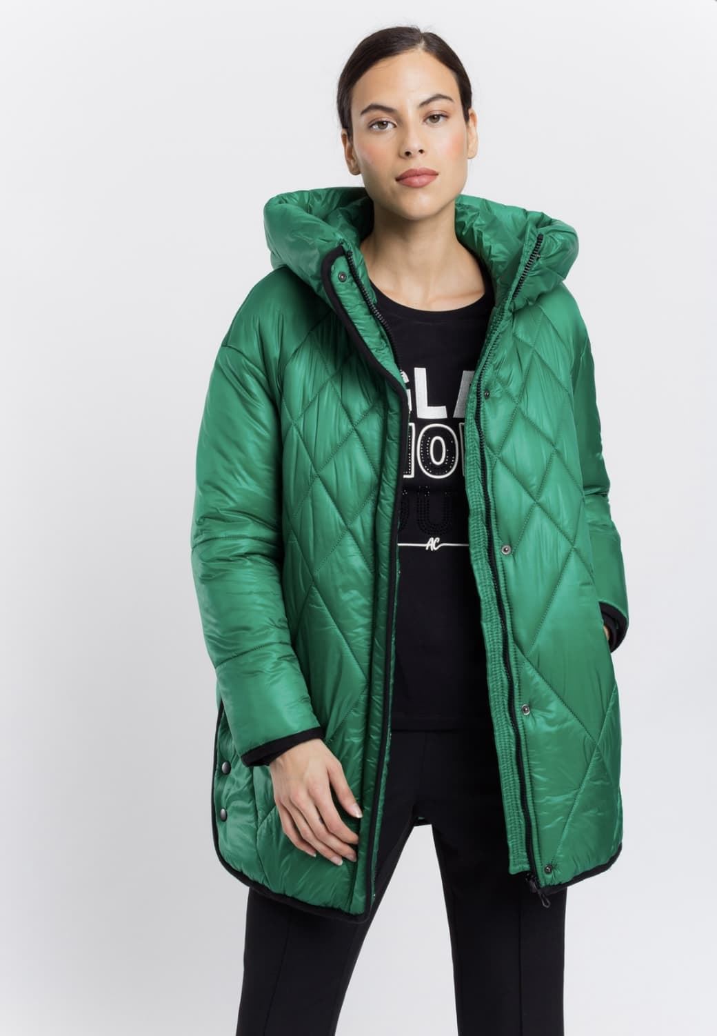 Parka Alba Conde over size verde - Imagen 4