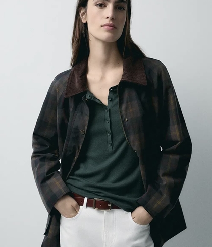 Parka ese O ese cuadros Ref.: 304099-1200 // CH.MACKENZIE CHECKS - Imagen 1