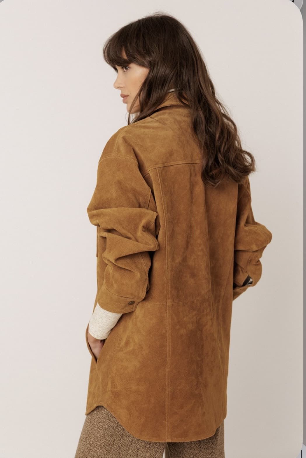 PARKA Indi & Cold MT638 BOLSILLOS PIEL LEATHER.Camel - Imagen 5