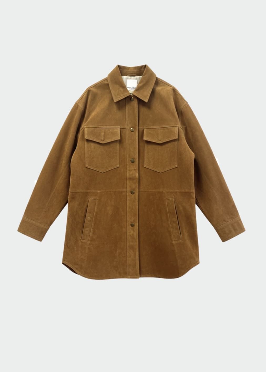 PARKA Indi & Cold MT638 BOLSILLOS PIEL LEATHER.Camel - Imagen 6