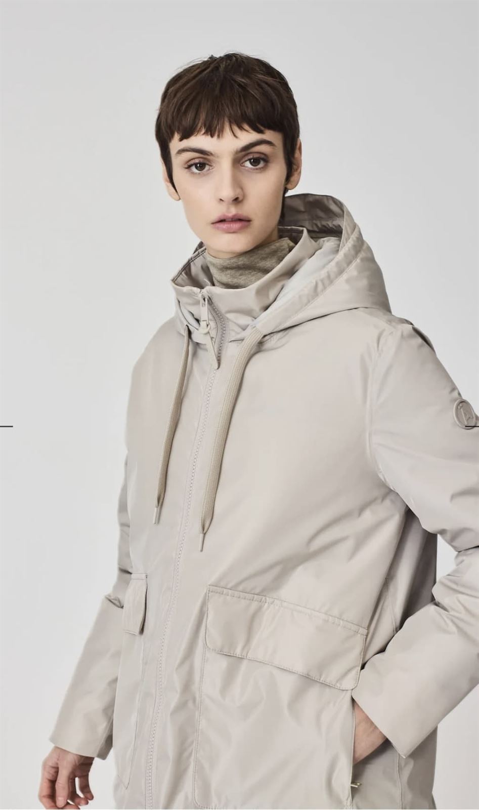 Parka TANTÄ EKAITZA  Stone Grey - Imagen 1
