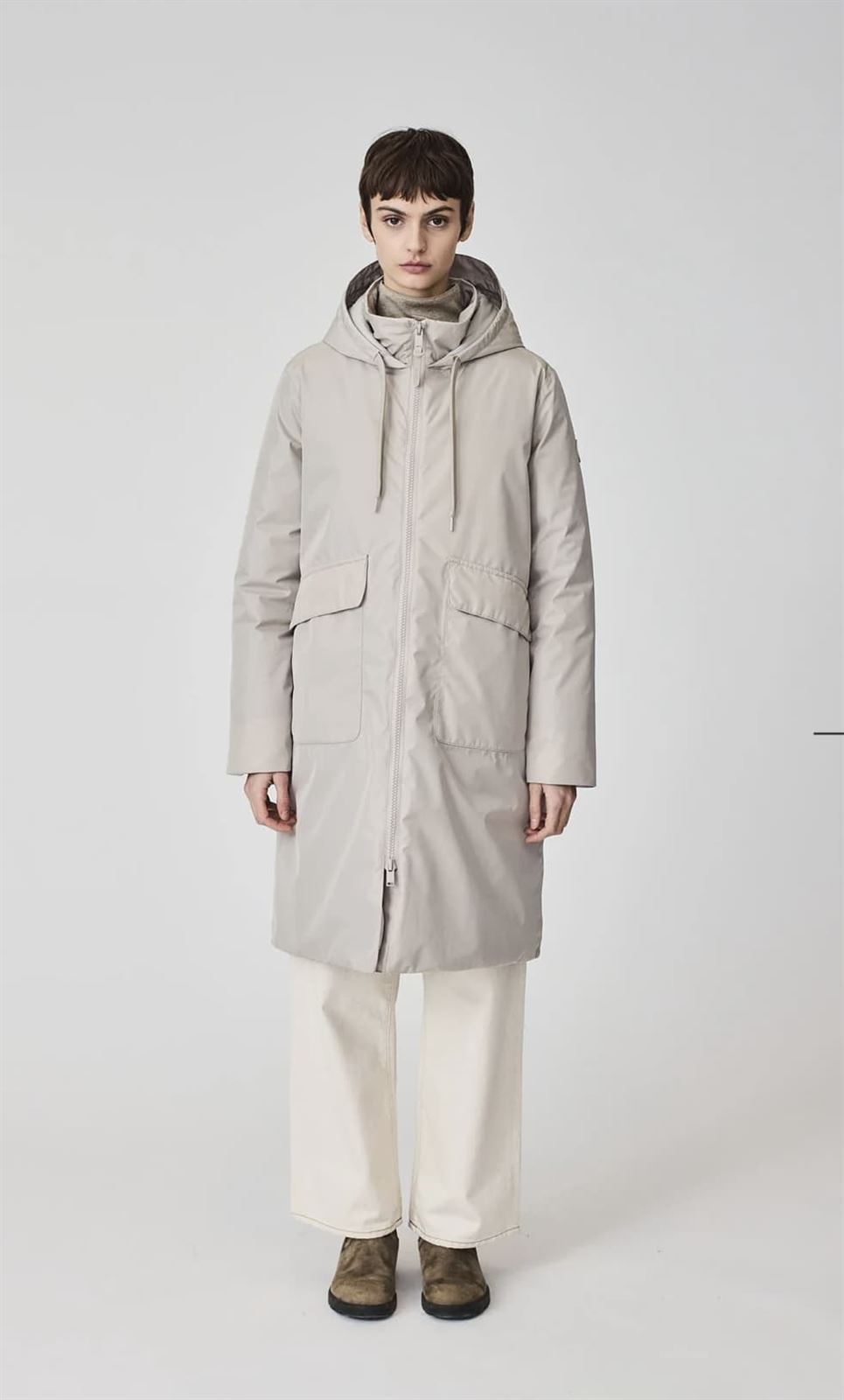 Parka TANTÄ EKAITZA  Stone Grey - Imagen 3