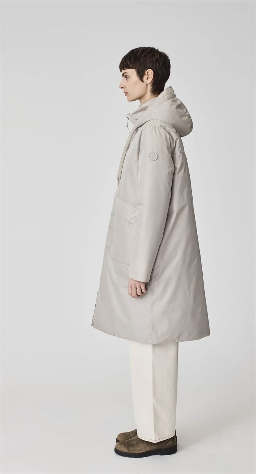 Parka TANTÄ EKAITZA  Stone Grey - Imagen 4