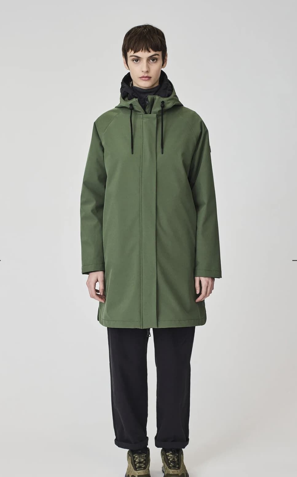 Parka TANTÄ OLUJA Desmontable bronze green verde - Imagen 6