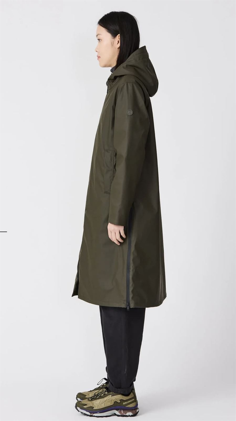 Parka TANTÄ TORM verde Khaki - Imagen 1