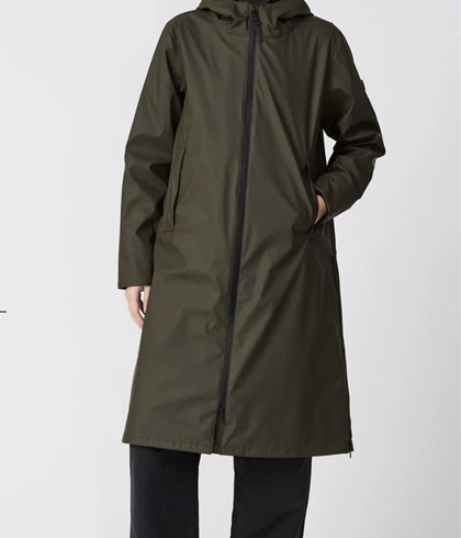 Parka TANTÄ TORM verde Khaki - Imagen 2