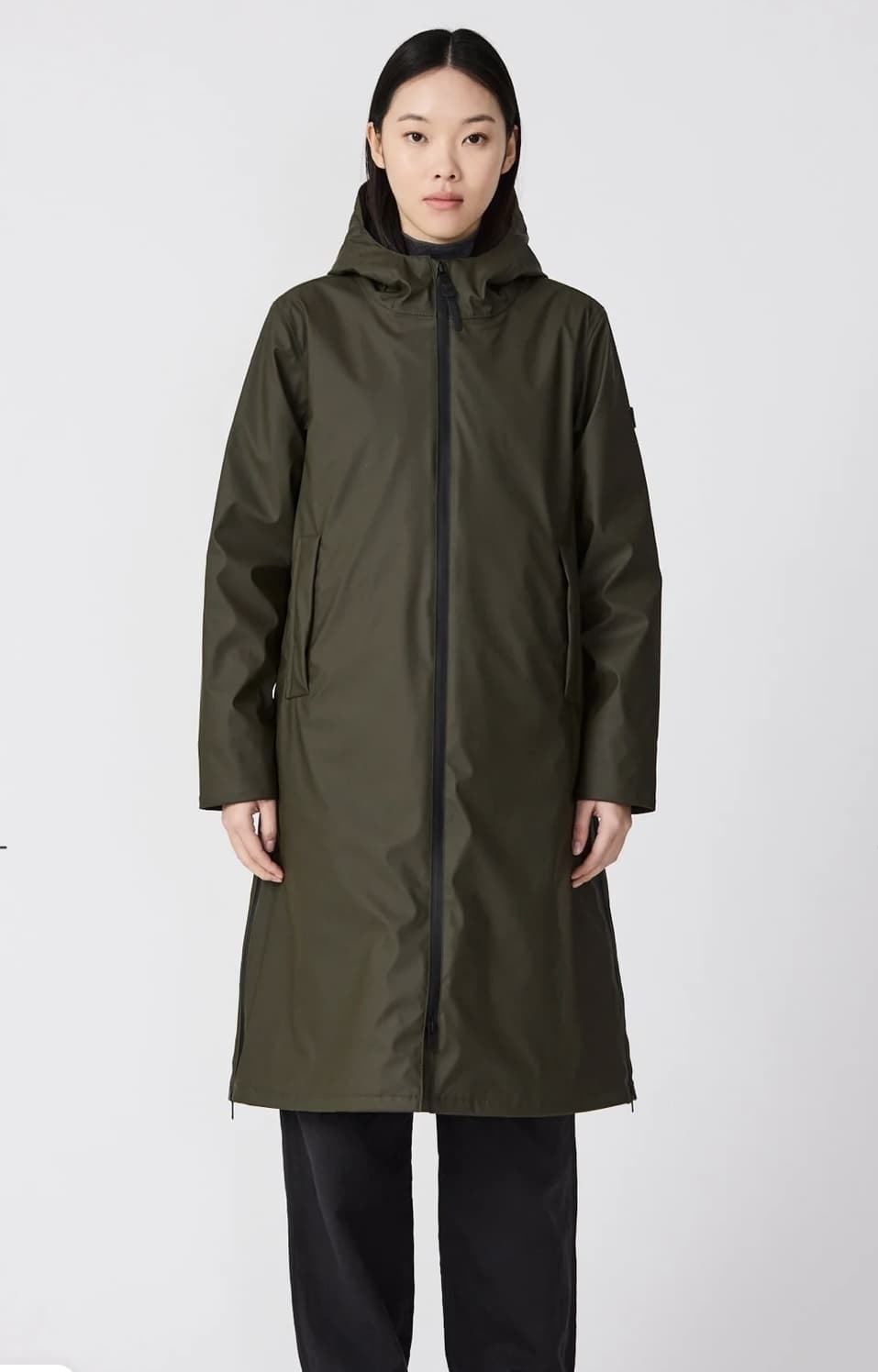 Parka TANTÄ TORM verde Khaki - Imagen 4