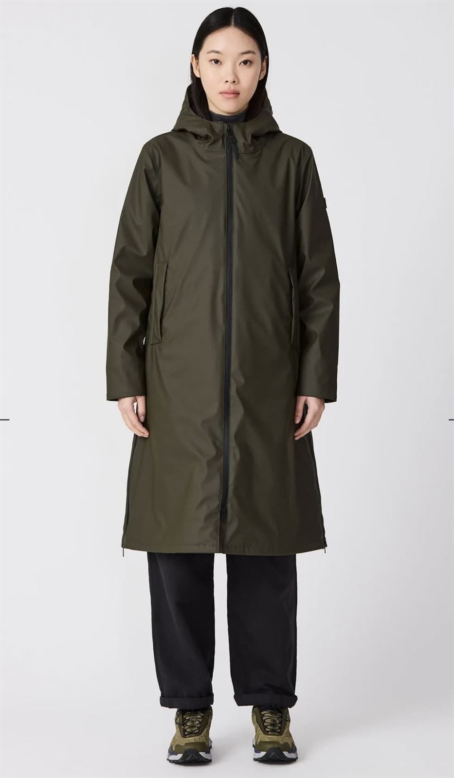 Parka TANTÄ TORM verde Khaki - Imagen 7