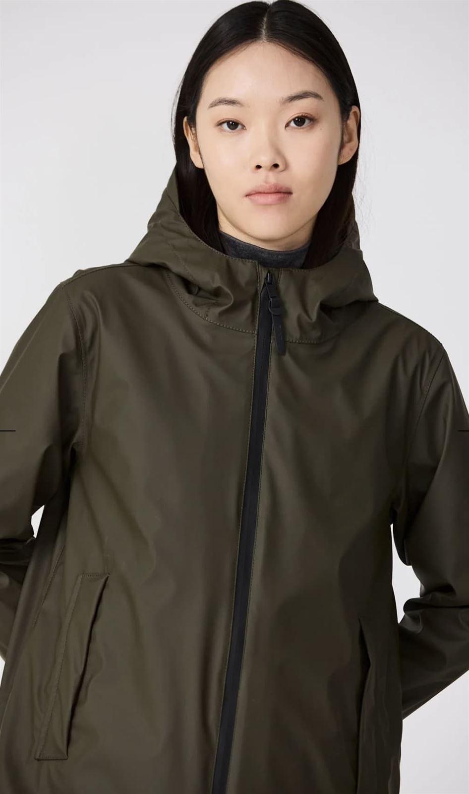 Parka TANTÄ TORM verde Khaki - Imagen 8