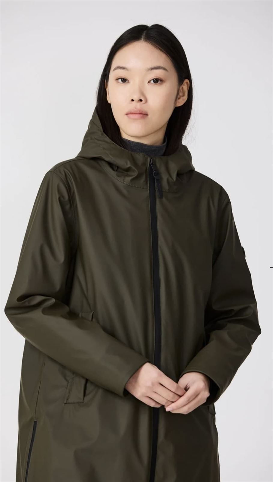 Parka TANTÄ TORM verde Khaki - Imagen 9