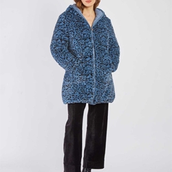 PLUMIFERO Derhy MACHA DOUDOUNE REVERSEIBLE azul - Imagen 1