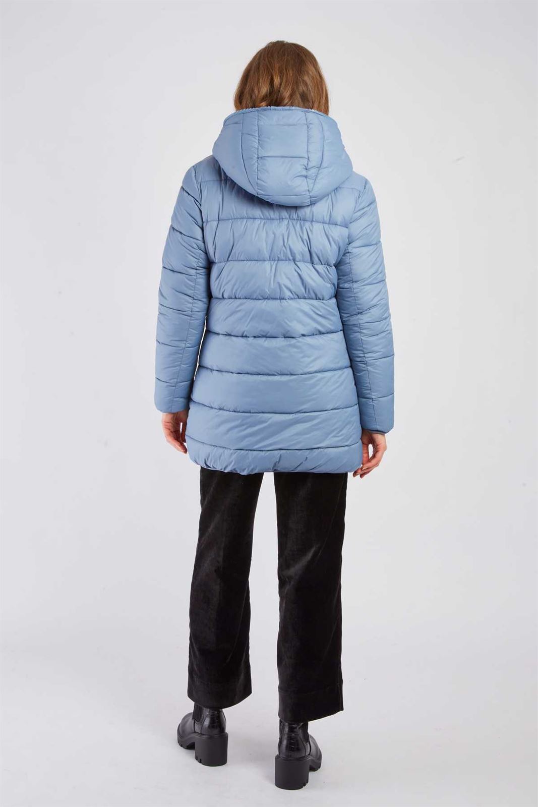 PLUMIFERO Derhy MACHA DOUDOUNE REVERSEIBLE azul - Imagen 2