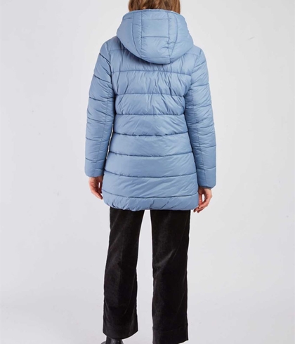 PLUMIFERO Derhy MACHA DOUDOUNE REVERSEIBLE azul - Imagen 2