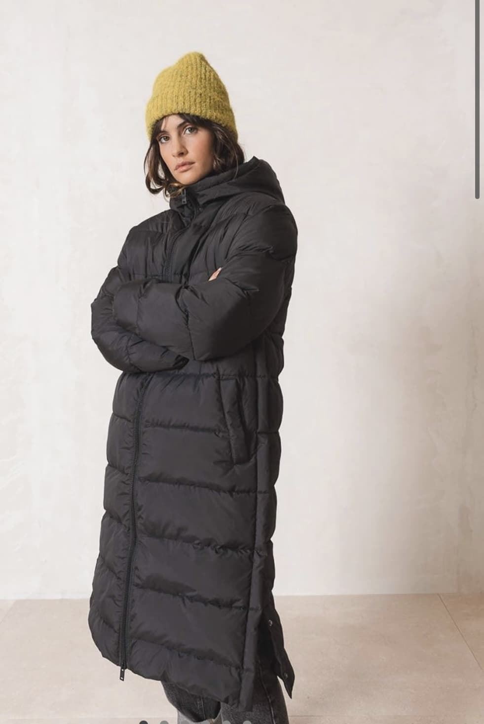 Plumífero Indi & Cold Maxi negro - Imagen 5
