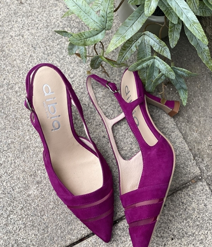 Salón 14010  Dibia by Ezzio tul y ante magenta - Imagen 1