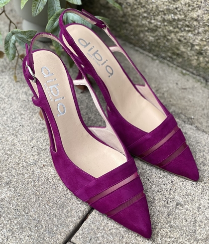 Salón 14010  Dibia by Ezzio tul y ante magenta - Imagen 2