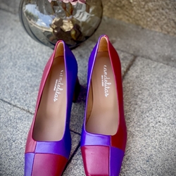 Salón Candelitas bicolor rojo morado - Imagen 2