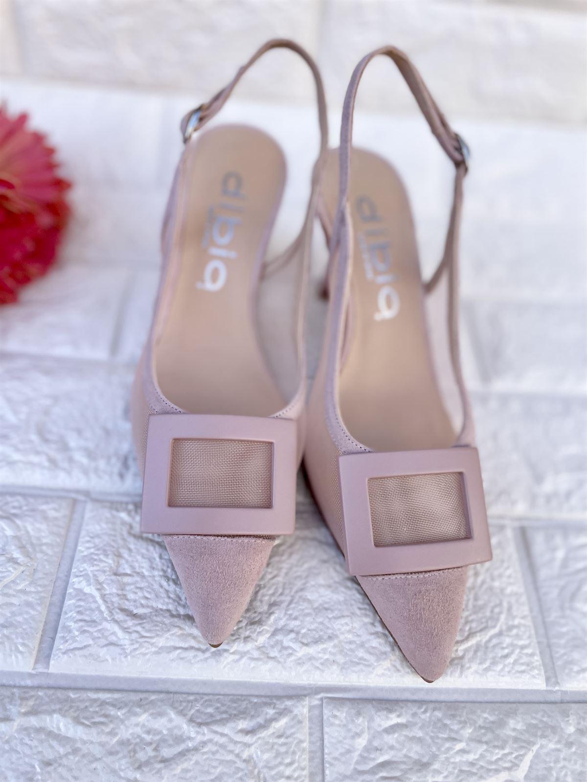 Salón Dibia by Ezzio tul ante rosa palo - Imagen 2