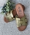 Sandalia 25320 HEE SHOES descalza piel verde. - Imagen 1