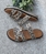 Sandalia 25390 HEE SHOES descalza piel estampada print - Imagen 1