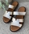Sandalia 25390 HEE SHOES descalza piel metalizado clarito cava - Imagen 2