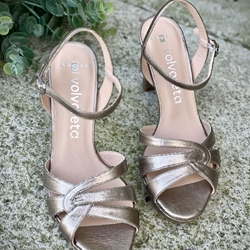 Sandalia Angari MAITE -75 escamas milos stone bronce suave - Imagen 2