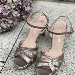 Sandalia Angari MAITE -75 milos stone bronce suave - Imagen 2