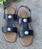Sandalia Candelitas plana 3954 azul marino - Imagen 1