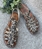 Sandalia HEEE SHOES cangrejera PIEL LEOPARDO - Imagen 1
