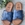 Sandalia HEEE SHOES descalza piel azul - Imagen 1