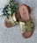 Sandalia HEEE SHOES descalza piel verde. - Imagen 1