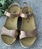 Sandalia HEEE SHOES Marsella BIO metalizada dorada. - Imagen 2