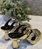 Sandalia Noa Harmon descalza 3 hebillas champagne. - Imagen 2