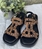 Sandalia Noa Harmon WASABI tachas Cebra camel - Imagen 1