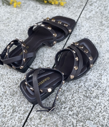 Sandalia plana  GIOSEPPO MINDO 79025 PIEL TACHAS - Imagen 2