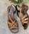 Sandalia Plumers Menorca 3657 cuero y cobre - Imagen 1