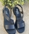 Sandalia Plumers Menorca 3774 plana asimetrica marino - Imagen 1