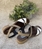 Sandalia Plumers Menorca 3783 Plana blanco taupe - Imagen 1
