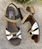 Sandalia Plumers Menorca 3783 Plana blanco taupe - Imagen 2