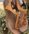 Sandalia Plumers Menorca 3891 esclava ante camel - Imagen 1