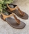 Sandalia Plumers Menorca 3891 esclava ante camel - Imagen 2