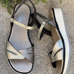 Sandalia Plumers Menorca BIO deportivas plata - Imagen 1