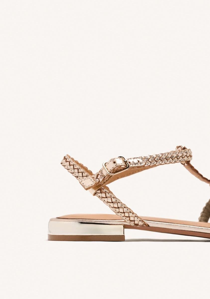 SANDALIAS CANGREJERAS GIOSEPPO CANGREJERAS PIEL TRENZADA DIGHTON - Imagen 4