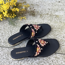Sandalias de dedo CROCHET Y TACHAS Gioseppo ISIOLO 78631 NEGRO - Imagen 2